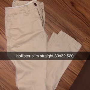 HOLLISTER KHAKI PANTS